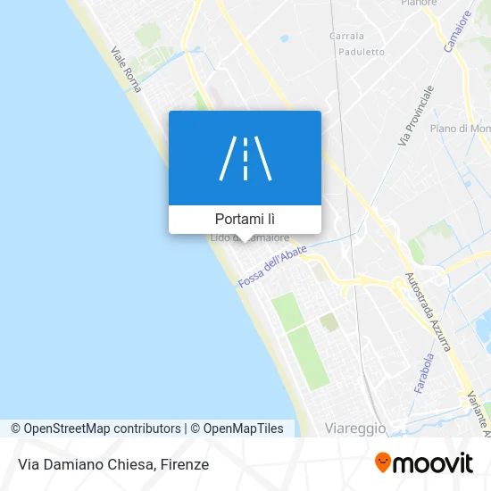 Mappa Via Damiano Chiesa