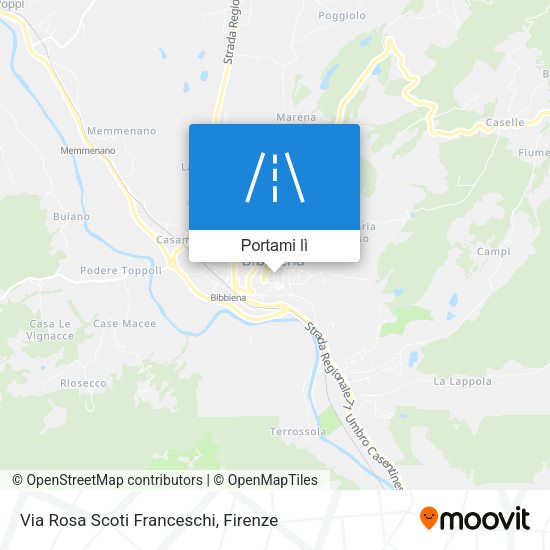 Mappa Via Rosa Scoti Franceschi