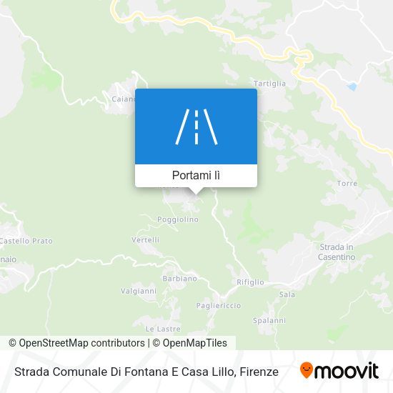 Mappa Strada Comunale Di Fontana E Casa Lillo