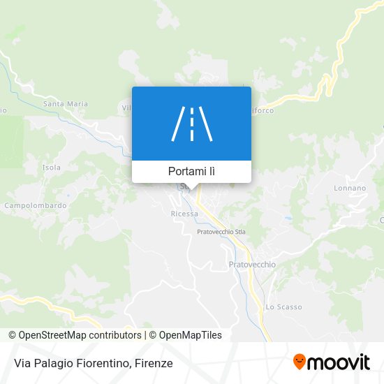 Mappa Via Palagio Fiorentino