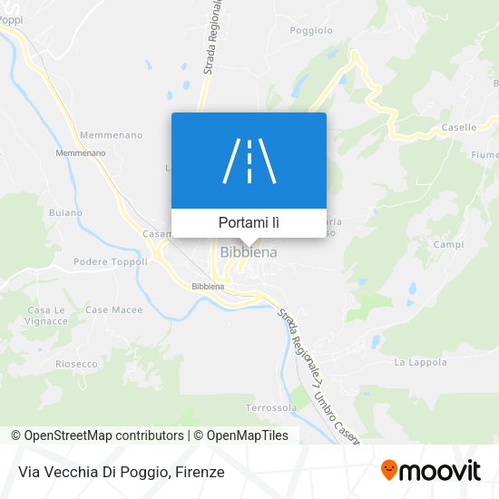 Mappa Via Vecchia Di Poggio