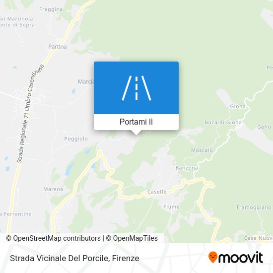 Mappa Strada Vicinale Del Porcile