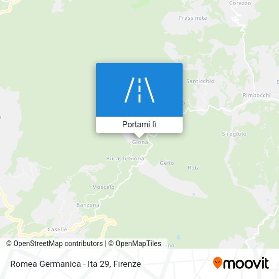 Mappa Romea Germanica - Ita 29