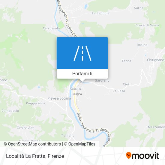 Mappa Località La Fratta