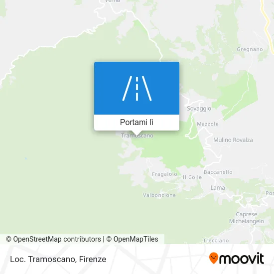 Mappa Loc. Tramoscano