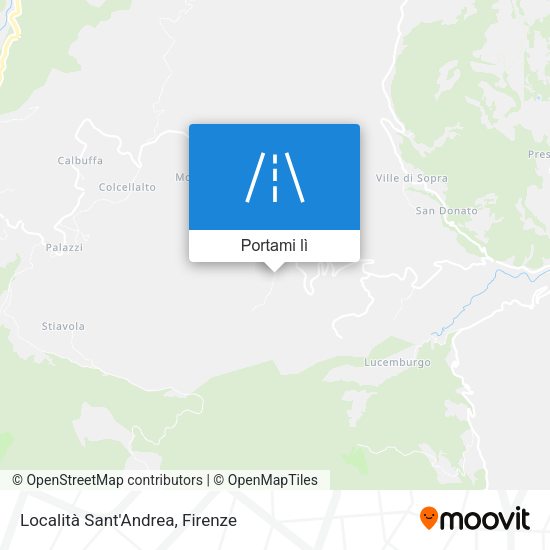 Mappa Località Sant'Andrea