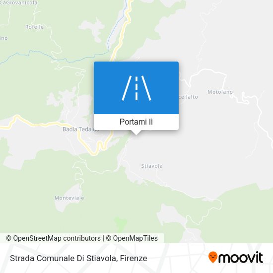 Mappa Strada Comunale Di Stiavola