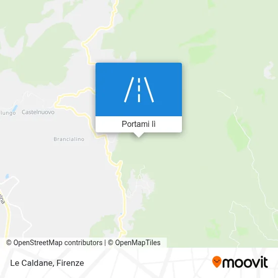 Mappa Le Caldane