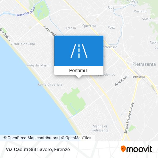 Mappa Via Caduti Sul Lavoro