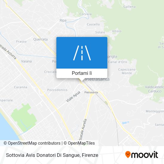 Mappa Sottovia Avis Donatori Di Sangue