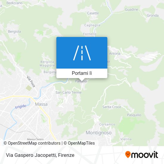 Mappa Via Gaspero Jacopetti