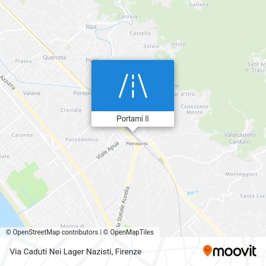 Mappa Via Caduti Nei Lager Nazisti