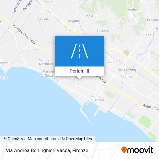 Mappa Via Andrea Berlinghieri Vaccà