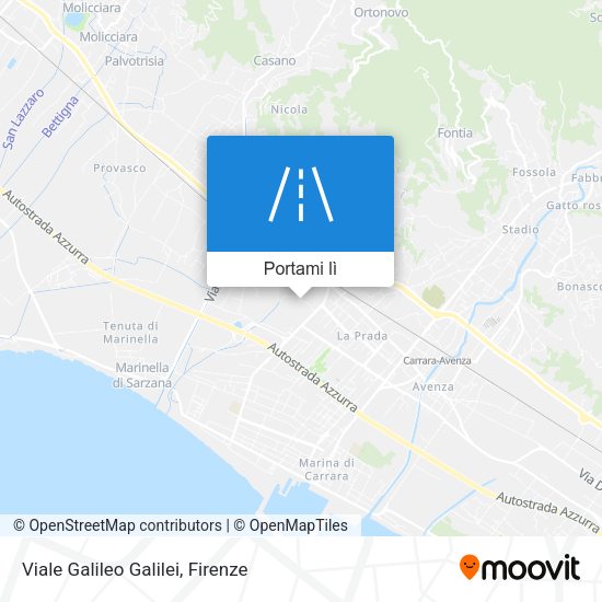 Mappa Viale Galileo Galilei