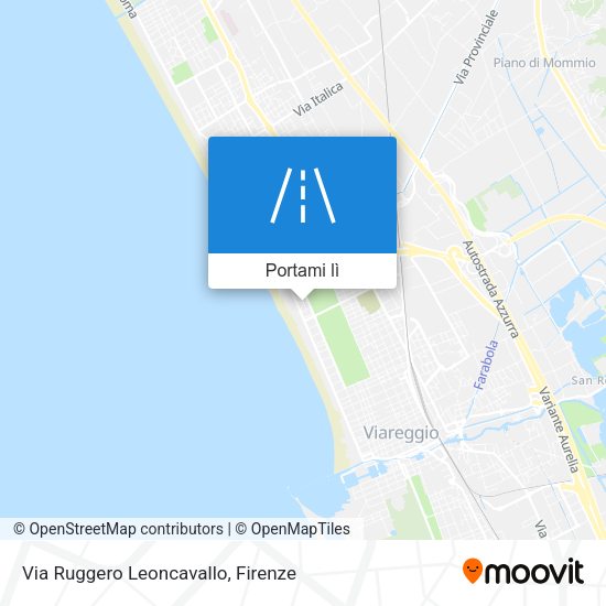 Mappa Via Ruggero Leoncavallo