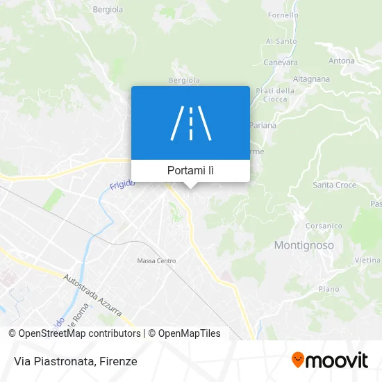 Mappa Via Piastronata