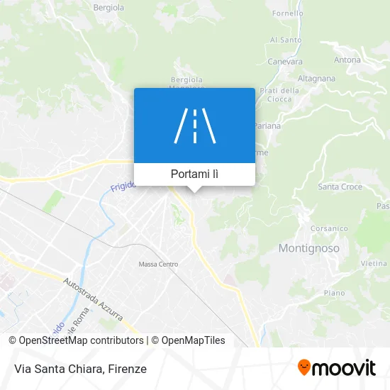 Mappa Via Santa Chiara