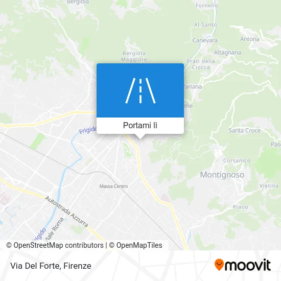 Mappa Via Del Forte