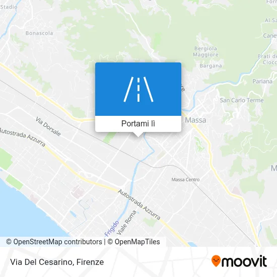 Mappa Via Del Cesarino