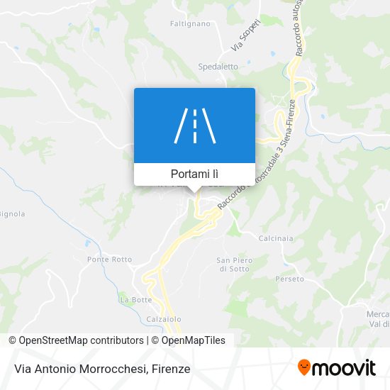 Mappa Via Antonio Morrocchesi