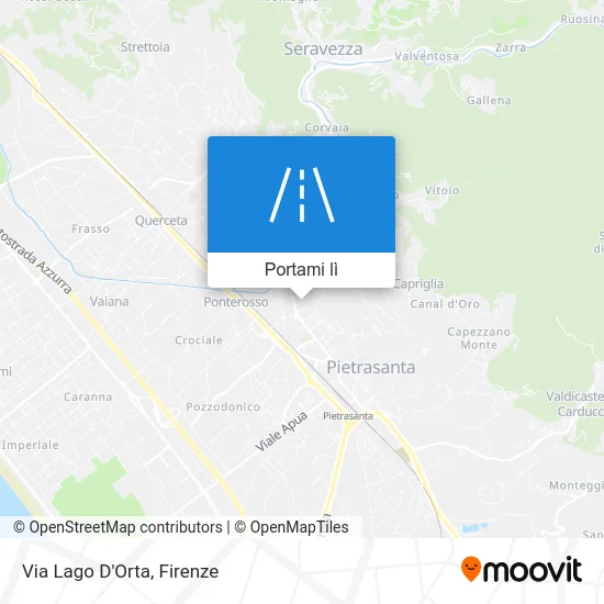 Mappa Via Lago D'Orta