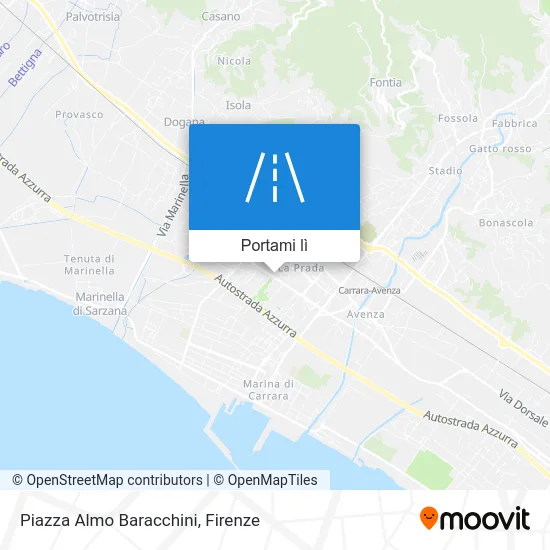 Mappa Piazza Almo Baracchini