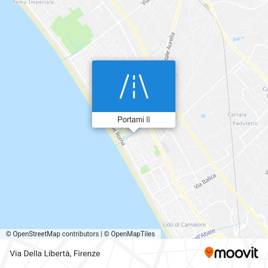 Mappa Via Della Libertà