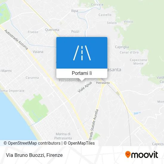 Mappa Via Bruno Buozzi