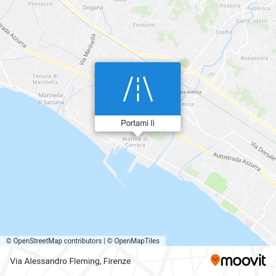 Mappa Via Alessandro Fleming