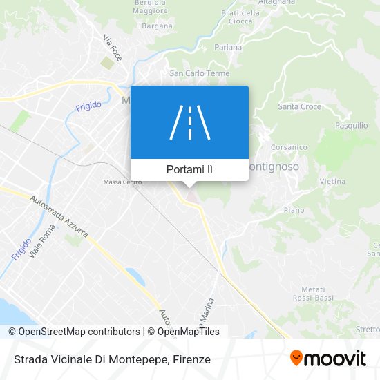 Mappa Strada Vicinale Di Montepepe