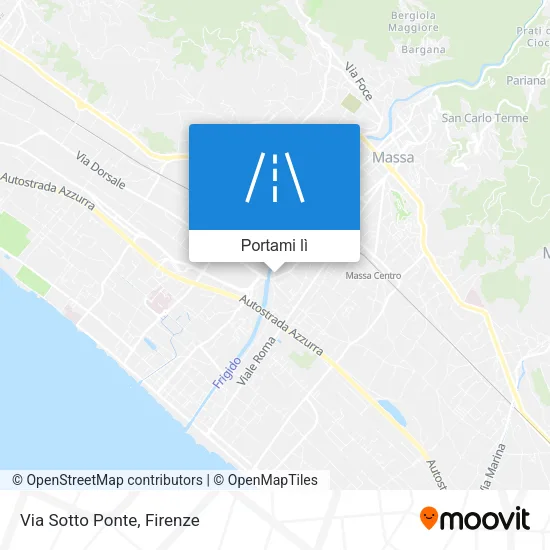 Mappa Via Sotto Ponte