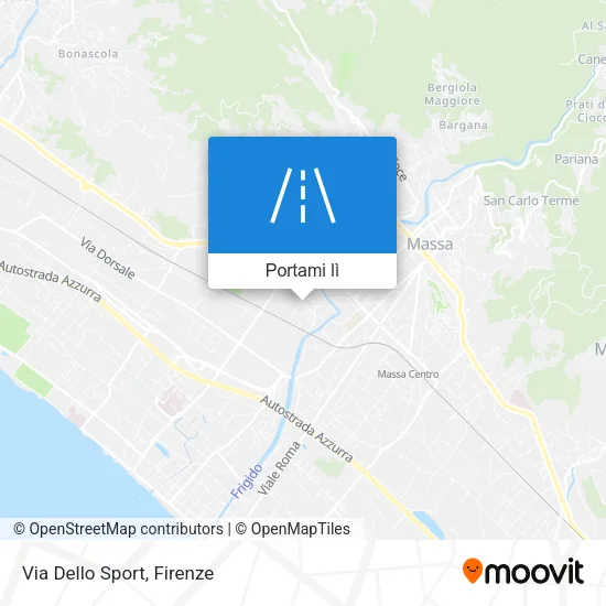 Mappa Via Dello Sport