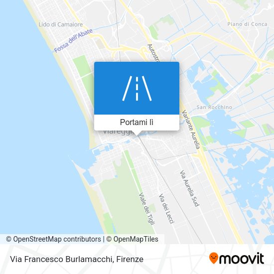 Mappa Via Francesco Burlamacchi