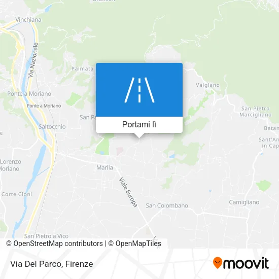 Mappa Via Del Parco