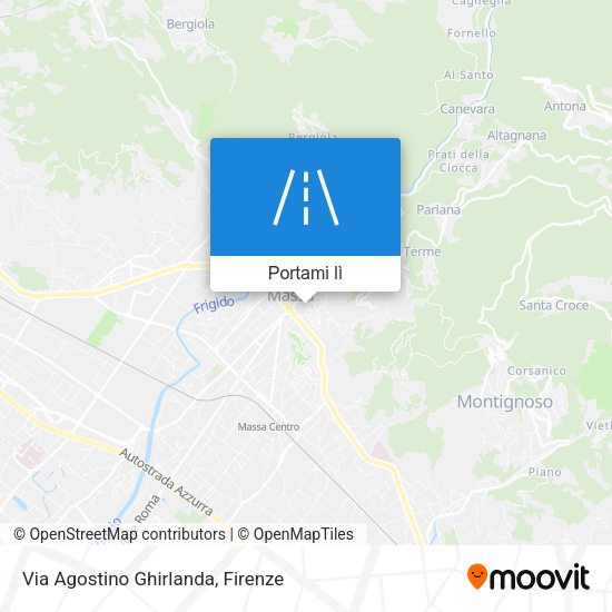 Mappa Via Agostino Ghirlanda