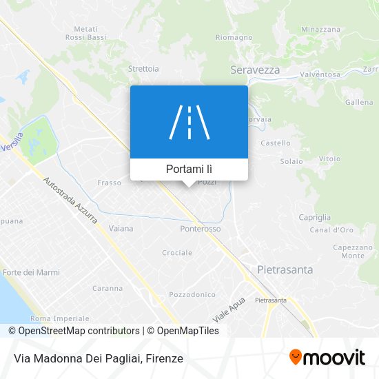 Mappa Via Madonna Dei Pagliai