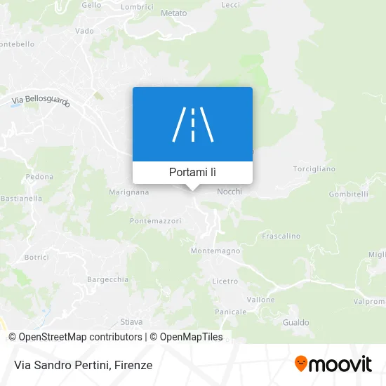 Mappa Via Sandro Pertini