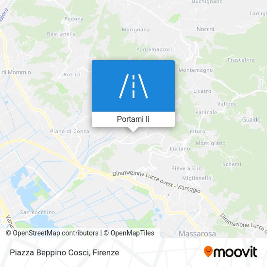 Mappa Piazza Beppino Cosci