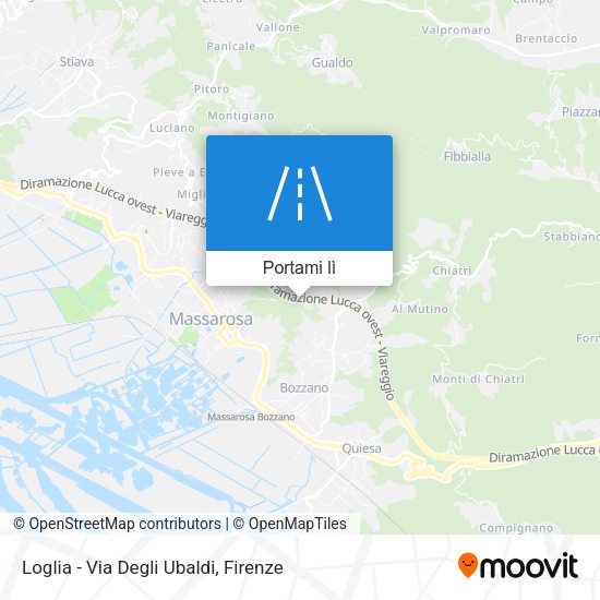 Mappa Loglia - Via Degli Ubaldi