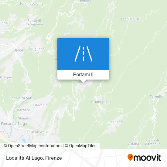 Mappa Località Al Lago