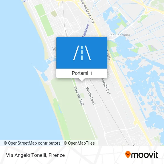 Mappa Via Angelo Tonelli