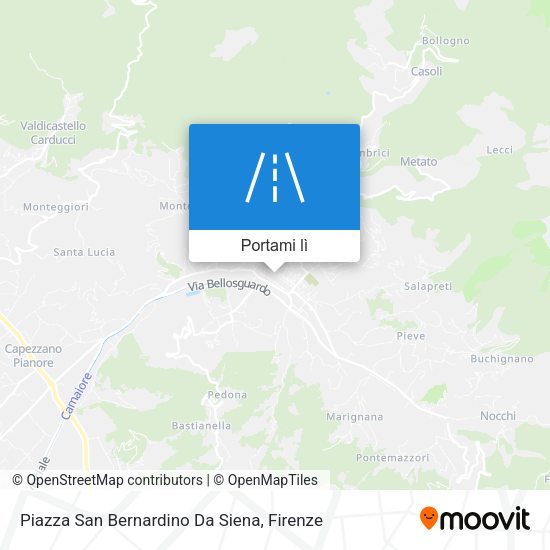 Mappa Piazza San Bernardino Da Siena