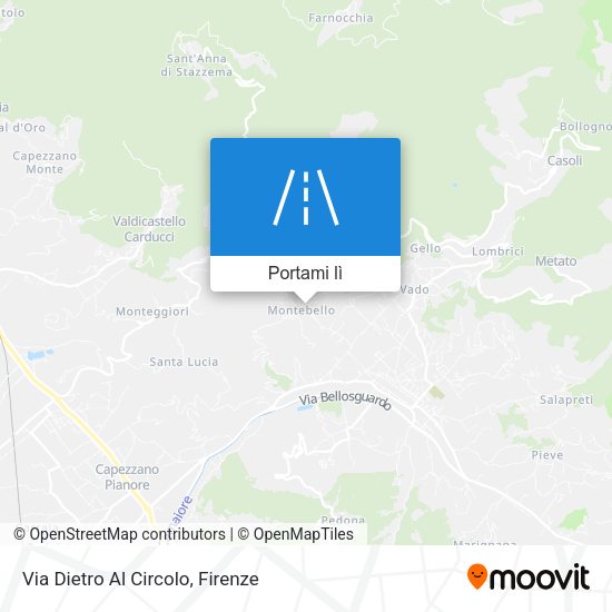 Mappa Via Dietro Al Circolo