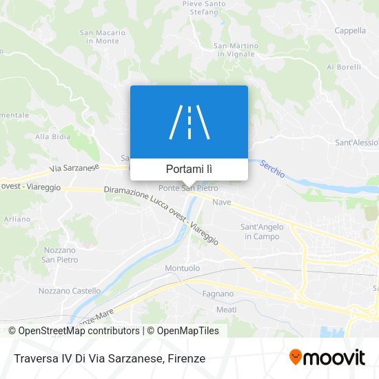 Mappa Traversa IV Di Via Sarzanese