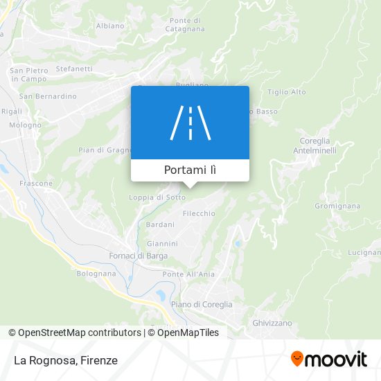 Mappa La Rognosa