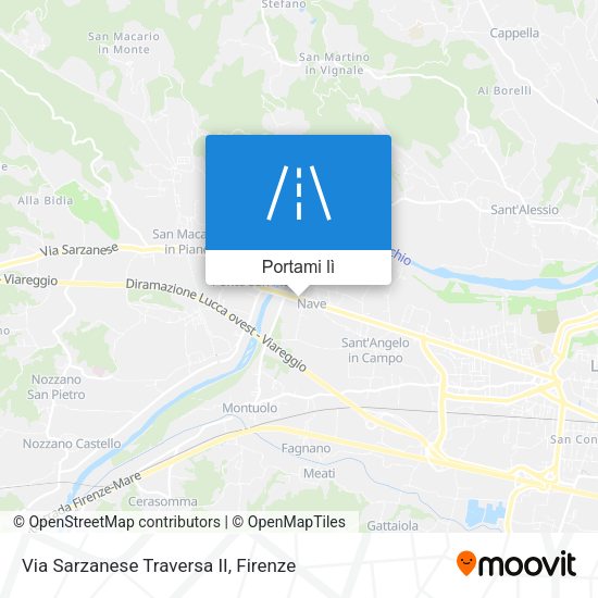 Mappa Via Sarzanese Traversa II