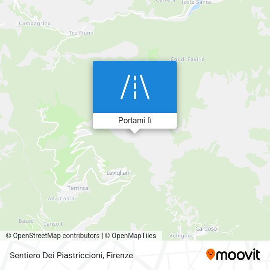 Mappa Sentiero Dei Piastriccioni