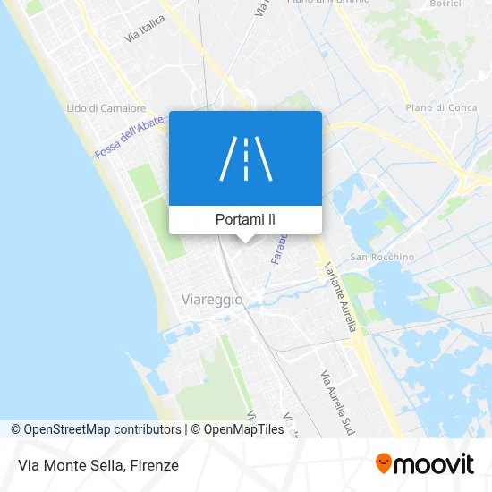 Mappa Via Monte Sella