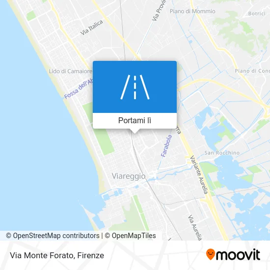 Mappa Via Monte Forato