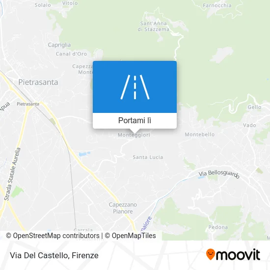 Mappa Via Del Castello